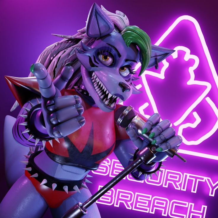 Glamrock Foxy (Five Nights at Freddy's: Security Breach DLC